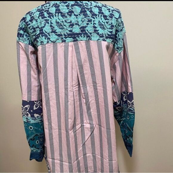 New Free People Wild Dunes Stripe Shirt size S
NWT retail $ 198 - Picture 5 of 8